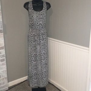 Faded Glory maxi dress sz L w/side slits